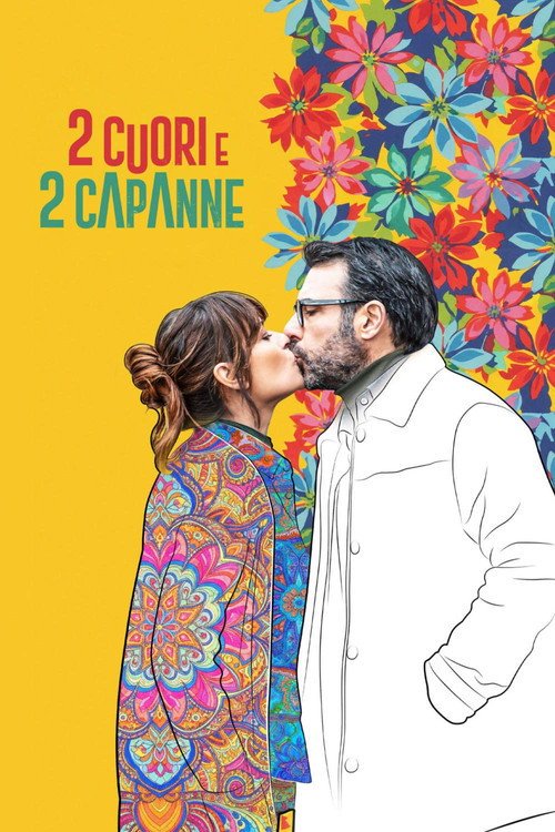 Poster 2 cuori e 2 capanne