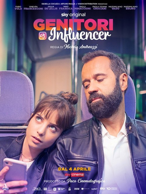 Poster Genitori vs Influencer